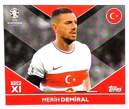 Uefa Euro Germany 2024 GRUPO F MERIH DEMIRAL Nº TUR TOP 1