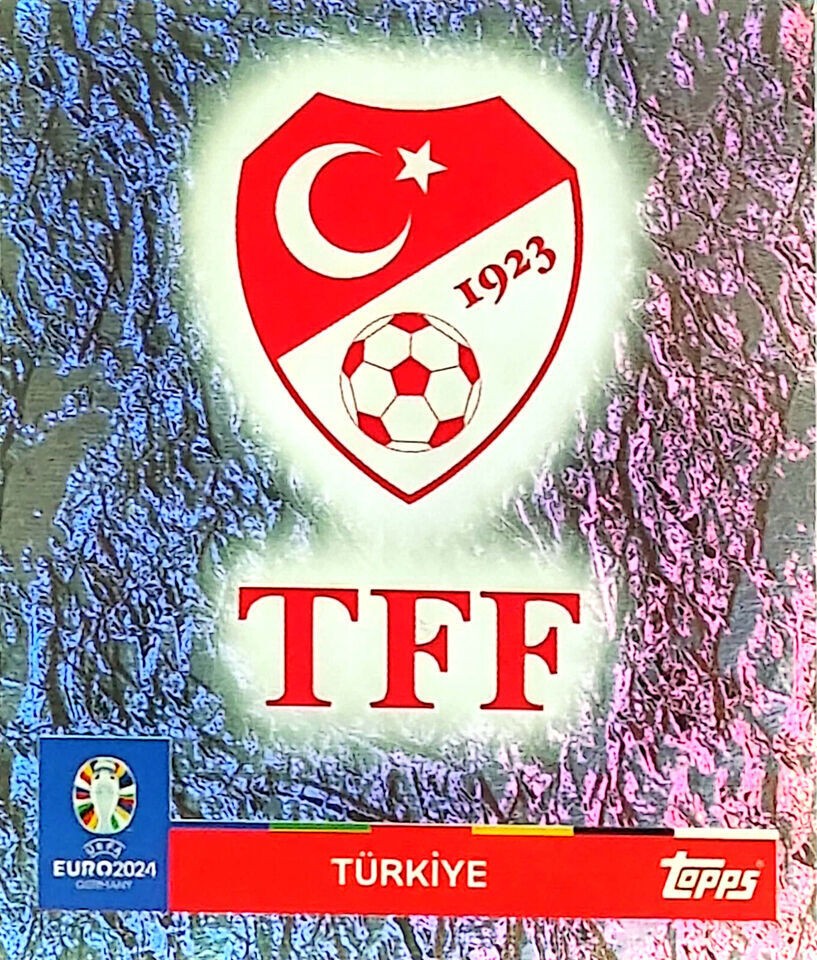Uefa Euro Germany 2024 TÜRKIYE ESCUDO Nº 1
