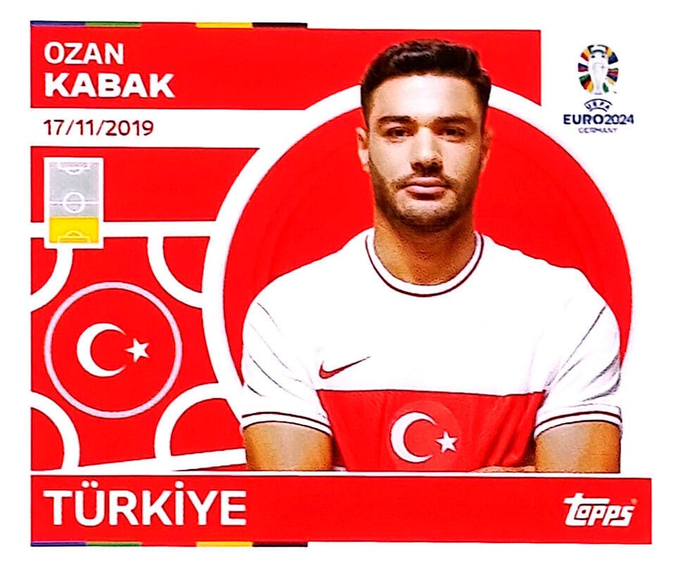 Uefa Euro Germany 2024 TÜRKIYE OZAN KABAK Nº 9
