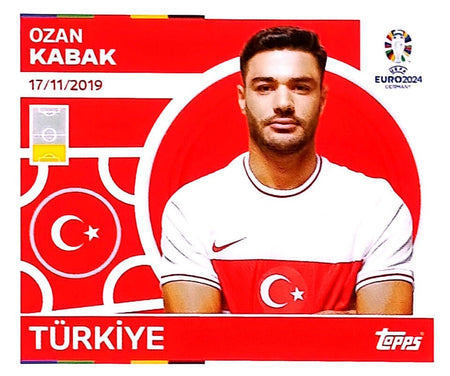 Uefa Euro Germany 2024 TÜRKIYE OZAN KABAK Nº 9