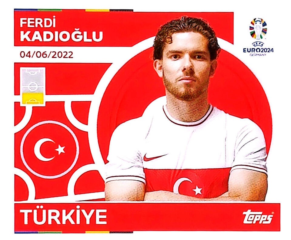 Uefa Euro Germany 2024 TÜRKIYE FERDI KADIOGLU Nº 11