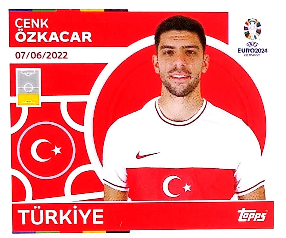 Uefa Euro Germany 2024 TÜRKIYE CENK ÖZKACAR Nº 13