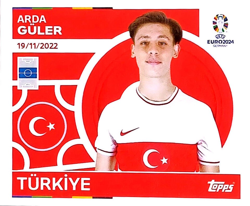 Uefa Euro Germany 2024 TÜRKIYE ARDA GÜLER Nº 16