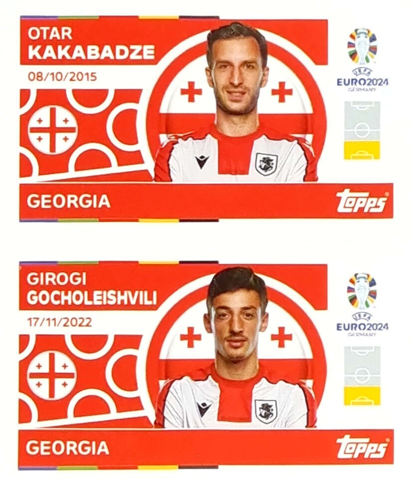 Uefa Euro Germany 2024 GEORGIA KAKABADZE - GOCHOLEISHVILI Nº 4 - 5