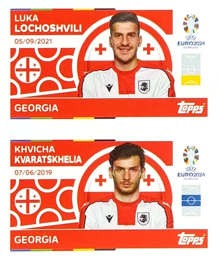 Uefa Euro Germany 2024 GEORGIA LOCHOSHVILI - KVARATSKHELIA Nº 8 - 9