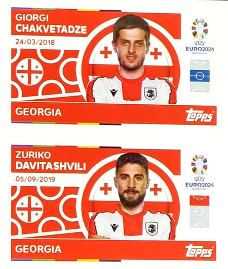 Uefa Euro Germany 2024 GEORGIA CHAKVETADZE - DAVITASHVILI Nº 12 - 13
