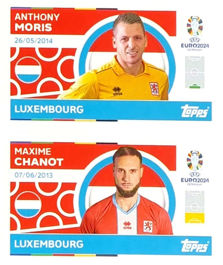 Uefa Euro Germany 2024 LUXEMBOURG MORIS - CHANOT Nº 2 - 3