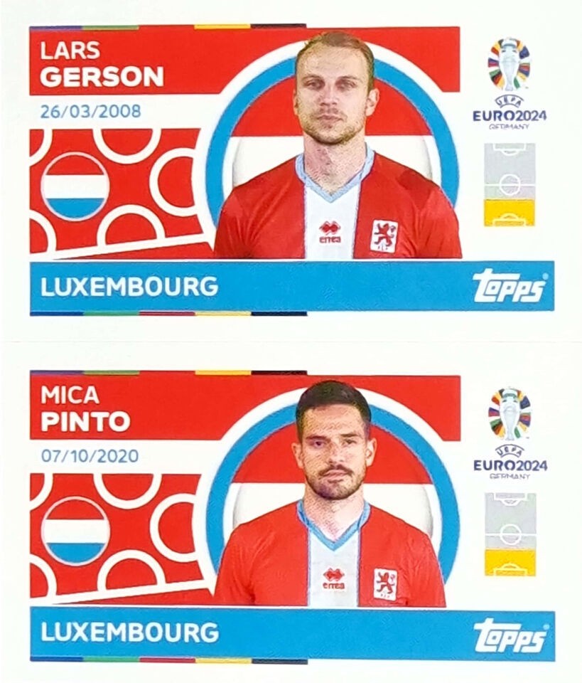 Uefa Euro Germany 2024 LUXEMBOURG GERSON - PINTO Nº 4 - 5