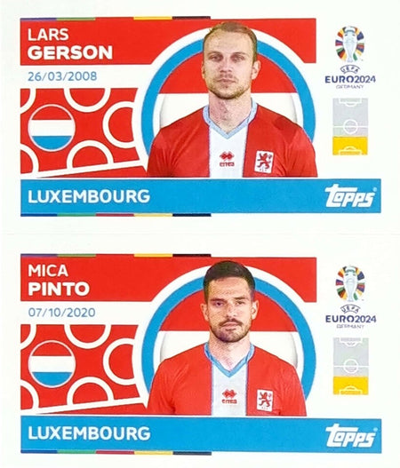 Uefa Euro Germany 2024 LUXEMBOURG GERSON - PINTO Nº 4 - 5
