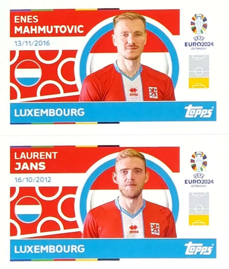 Uefa Euro Germany 2024 LUXEMBOURG MAHMUTOVIC - JANS Nº 6 - 7
