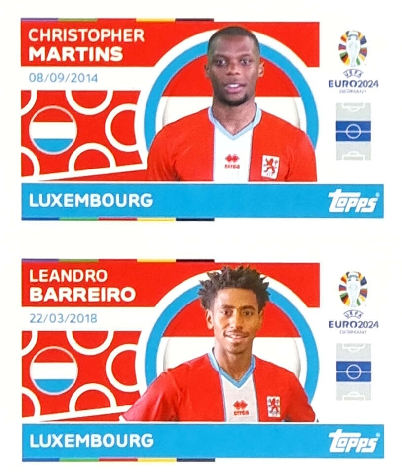 Uefa Euro Germany 2024 LUXEMBOURG MARTINS - BARREIRO Nº 10 - 11