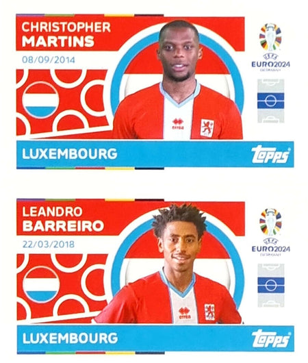 Uefa Euro Germany 2024 LUXEMBOURG MARTINS - BARREIRO Nº 10 - 11