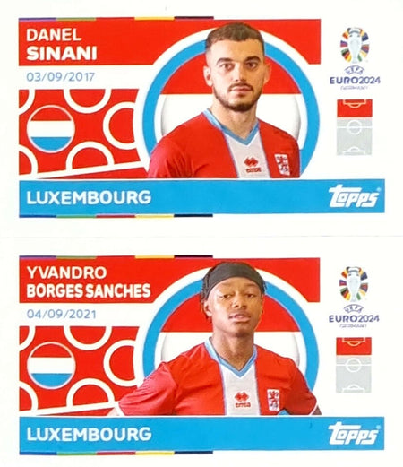 Uefa Euro Germany 2024 LUXEMBOURG SINANI - BORGES SANCHES Nº 14 - 15