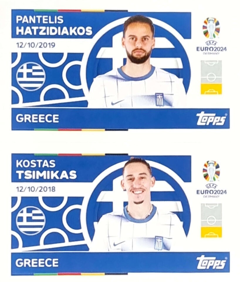 Uefa Euro Germany 2024 GREECE HATZIDIAKOS - TSIMIKAS Nº 4 - 5
