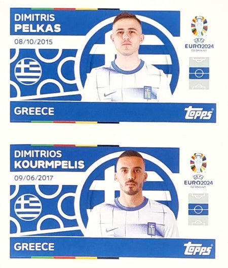 Uefa Euro Germany 2024 GREECE PELKAS - KOURMPELIS Nº 10 - 11