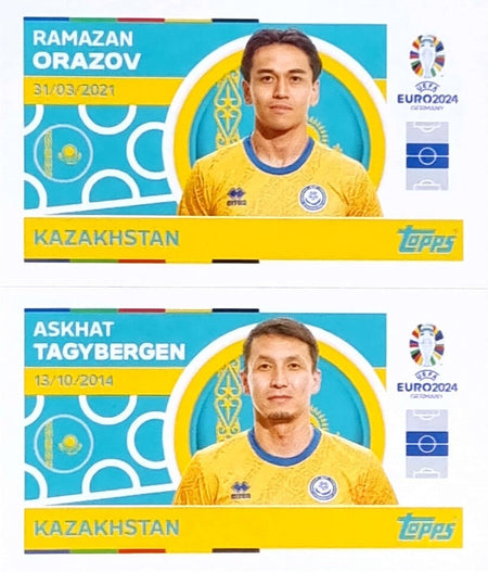 Uefa Euro Germany 2024 KAZAKHSTAN ORAZOV - TAGYBERGEN Nº 8 - 9