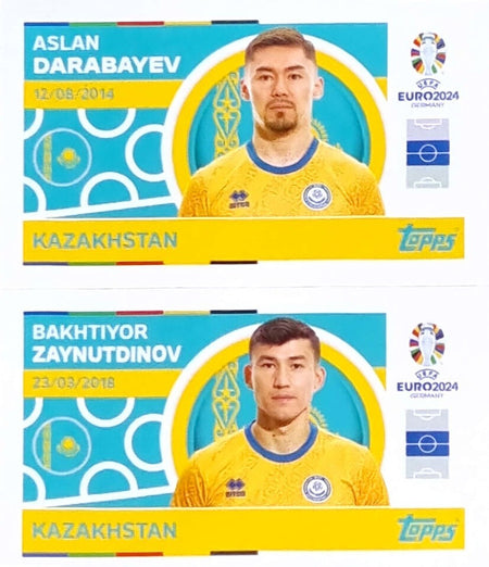 Uefa Euro Germany 2024 KAZAKHSTAN DARABAYEV - ZAYNUTDINOV Nº 10 - 11