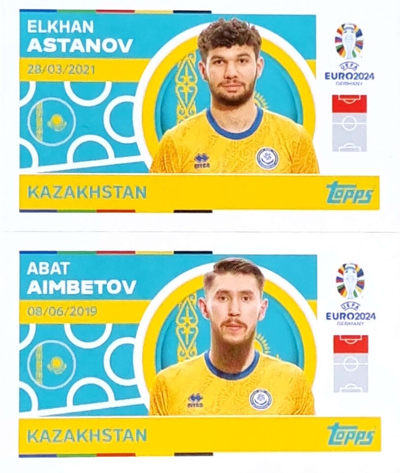Uefa Euro Germany 2024 KAZAKHSTAN ASTANOV - AIMBETOV Nº 12 - 13