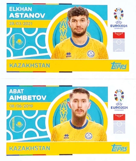 Uefa Euro Germany 2024 KAZAKHSTAN ASTANOV - AIMBETOV Nº 12 - 13