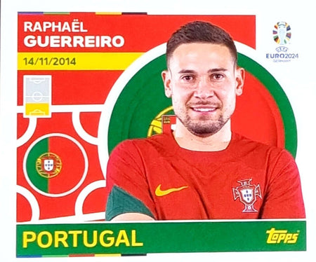 Uefa Euro Germany 2024 PORTUGAL RAPHAËL GUERREIRO Nº 8