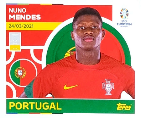 Uefa Euro Germany 2024 PORTUGAL NUNO MENDES Nº 10