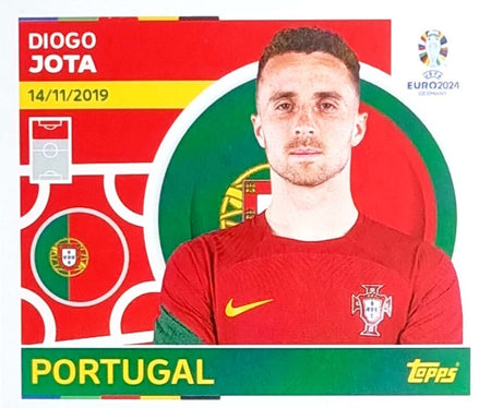 Uefa Euro Germany 2024 PORTUGAL DIOGO JOTA Nº 20