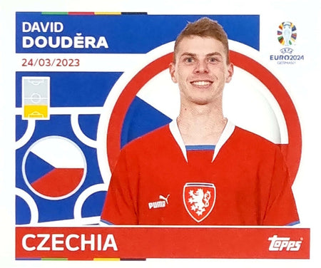 Uefa Euro Germany 2024 CZECHIA DAVID DOUDERA Nº 9