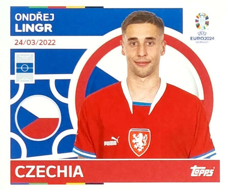 Uefa Euro Germany 2024 CZECHIA ONDREJ LINGR Nº 14