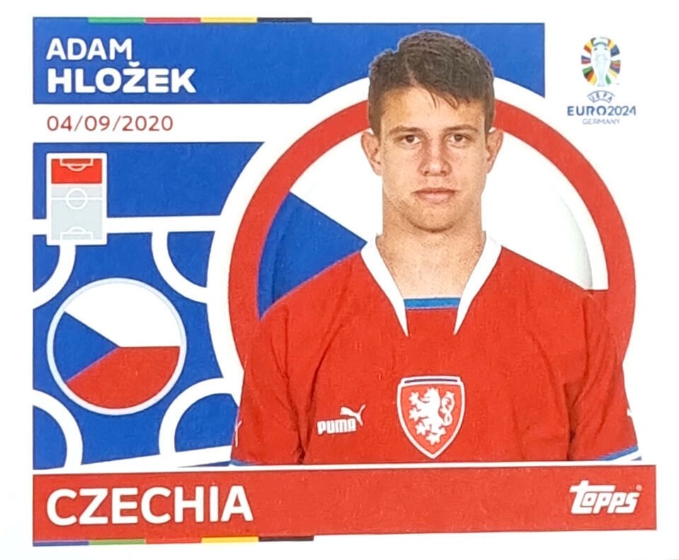 Uefa Euro Germany 2024 CZECHIA ADAM HLOZEK Nº 16