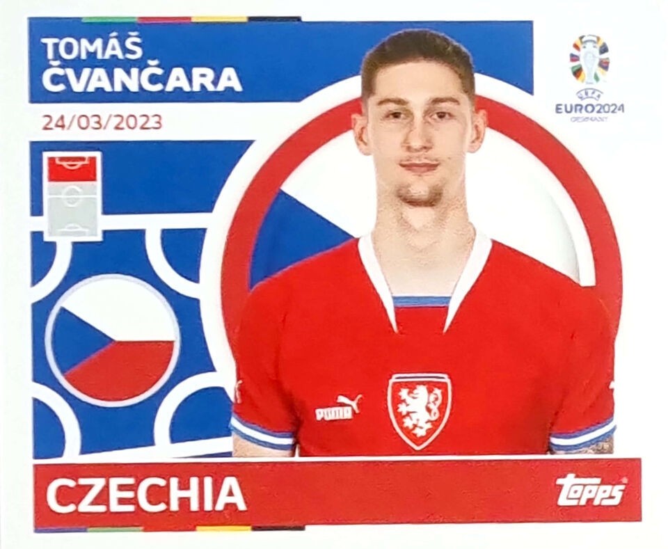 Uefa Euro Germany 2024 CZECHIA TOMAS CVANCARA Nº 17