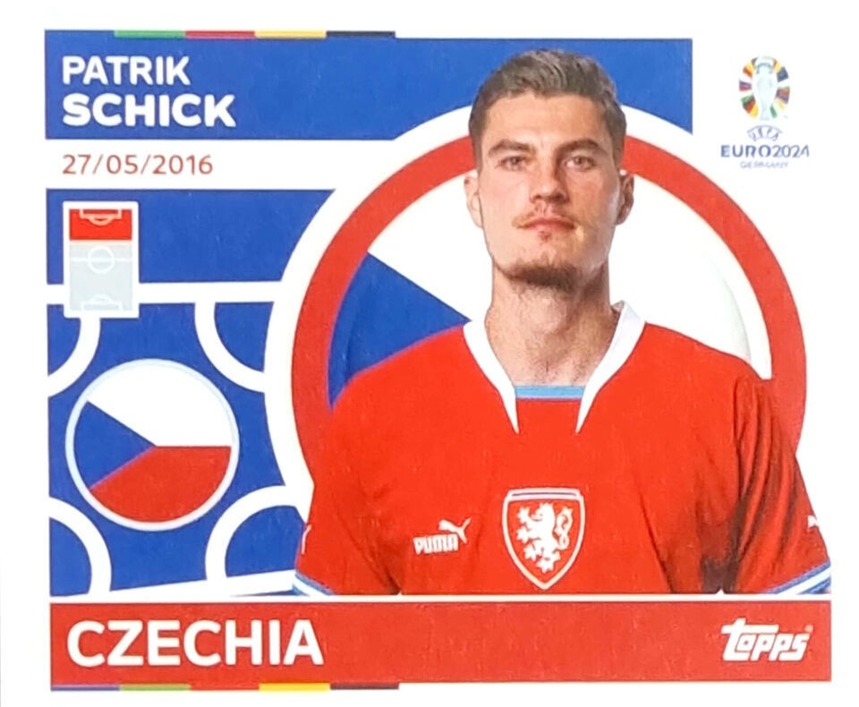 Uefa Euro Germany 2024 CZECHIA PATRIK SCHICK Nº 19