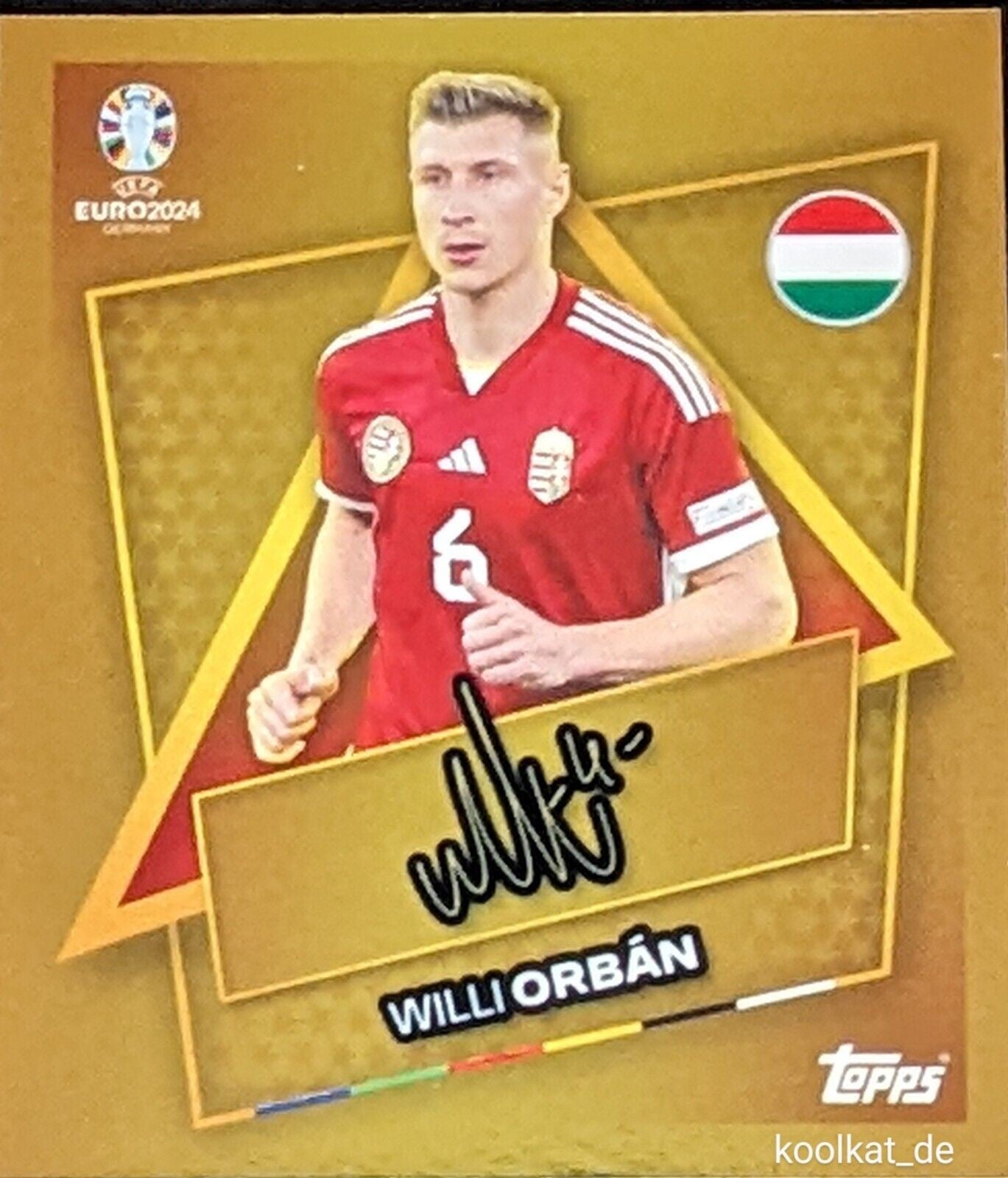Uefa Euro Germany 2024 WILLI ORBAN STAR PLAYER FIRMADO 3