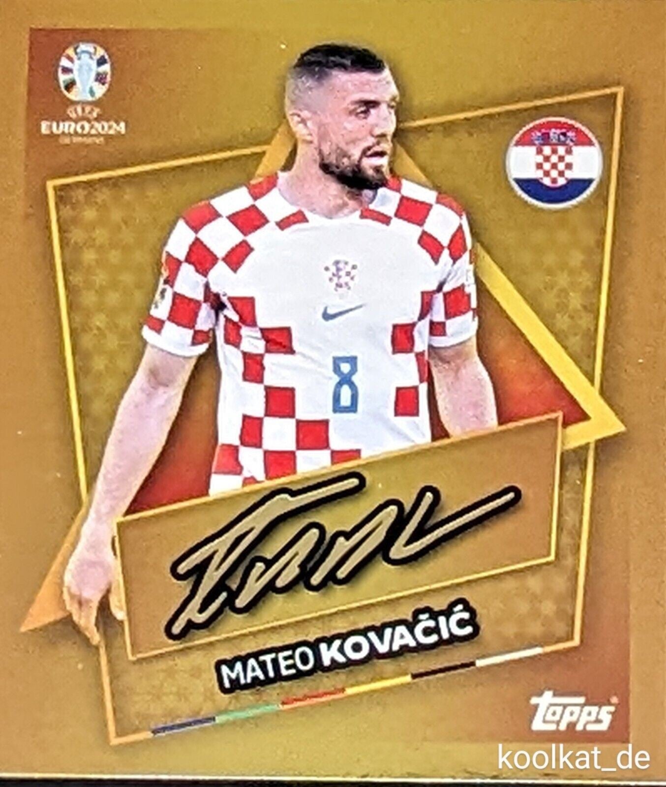 Uefa Euro Germany 2024 MATEO KOVACIC STAR PLAYER FIRMADO 6