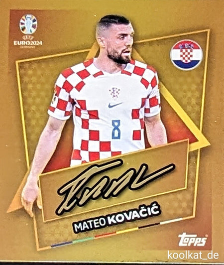 Uefa Euro Germany 2024 MATEO KOVACIC STAR PLAYER FIRMADO 6