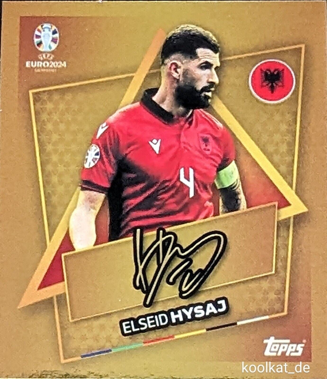 Uefa Euro Germany 2024 ELSEID HYSAJ STAR PLAYER FIRMADO 8
