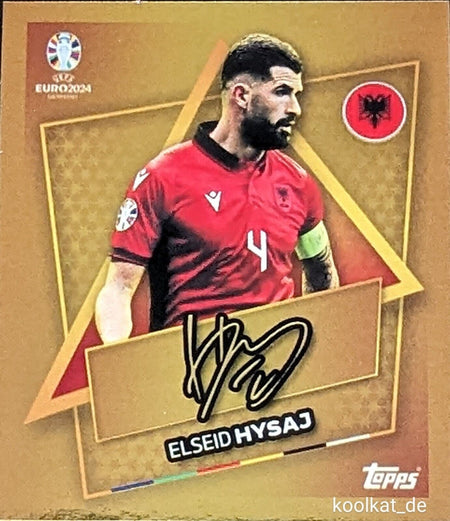 Uefa Euro Germany 2024 ELSEID HYSAJ STAR PLAYER FIRMADO 8