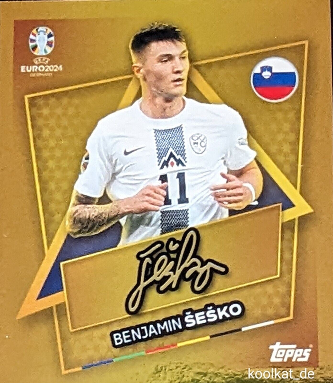 Uefa Euro Germany 2024 BENJAMIN SESKO STAR PLAYER FIRMADO 9