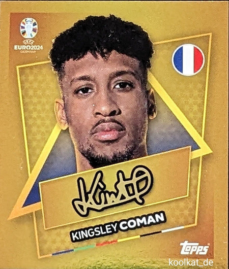Uefa Euro Germany 2024 KINGSLEY COMAN STAR PLAYER FIRMADO 15
