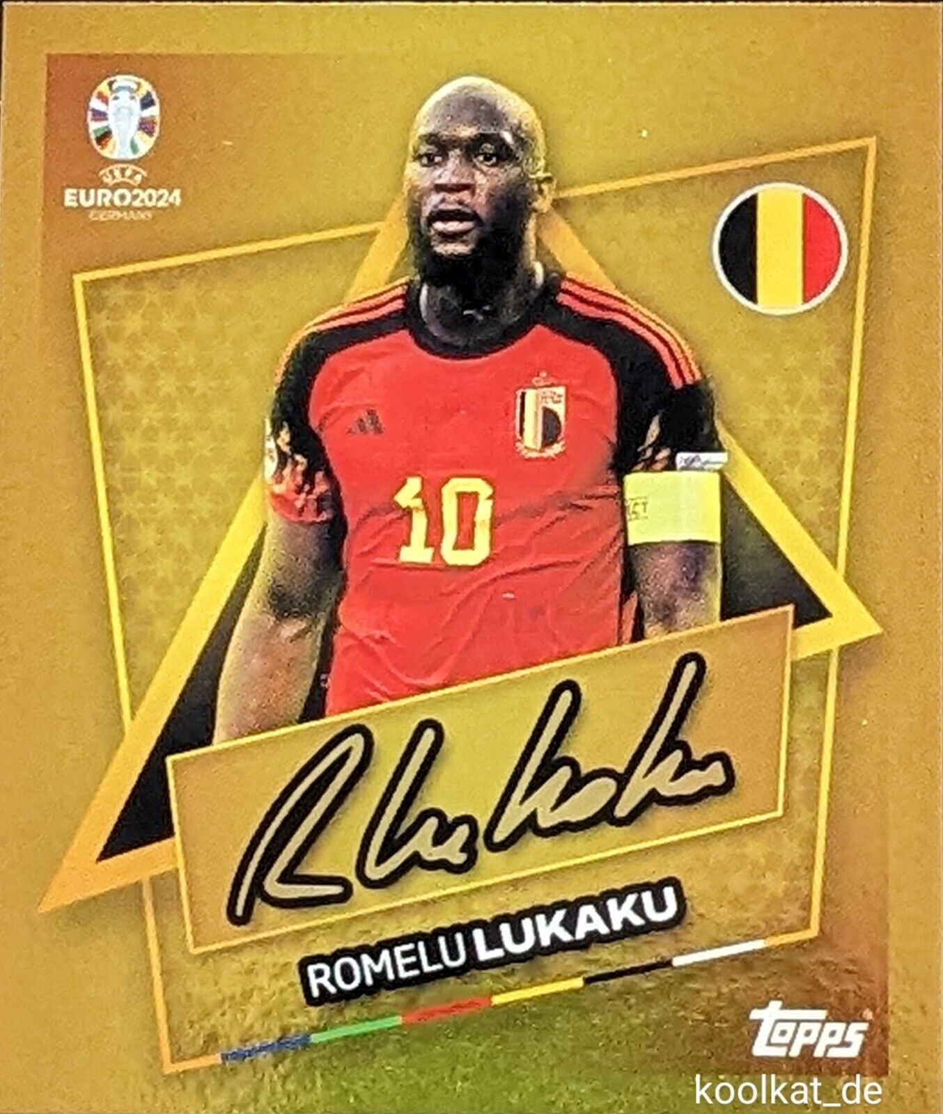 Uefa Euro Germany 2024 ROMELU LUKAKU STAR PLAYER FIRMADO 16
