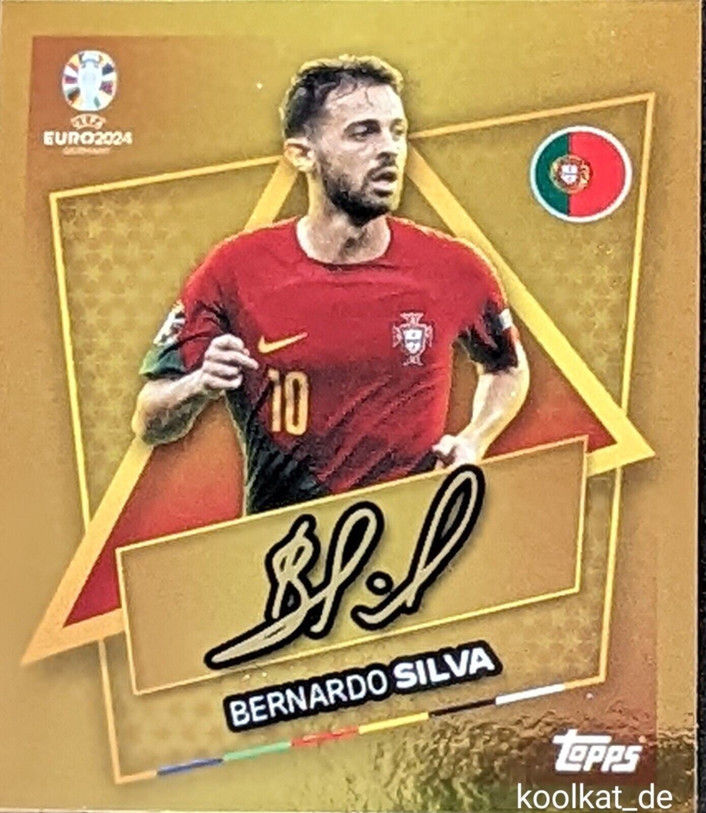 Uefa Euro Germany 2024 BERNARDO SILVA STAR PLAYER FIRMADO 20
