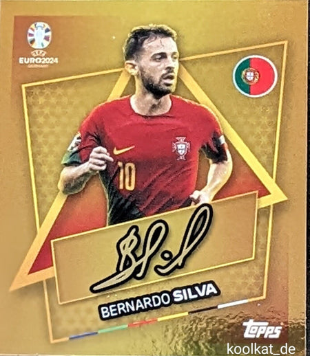 Uefa Euro Germany 2024 BERNARDO SILVA STAR PLAYER FIRMADO 20