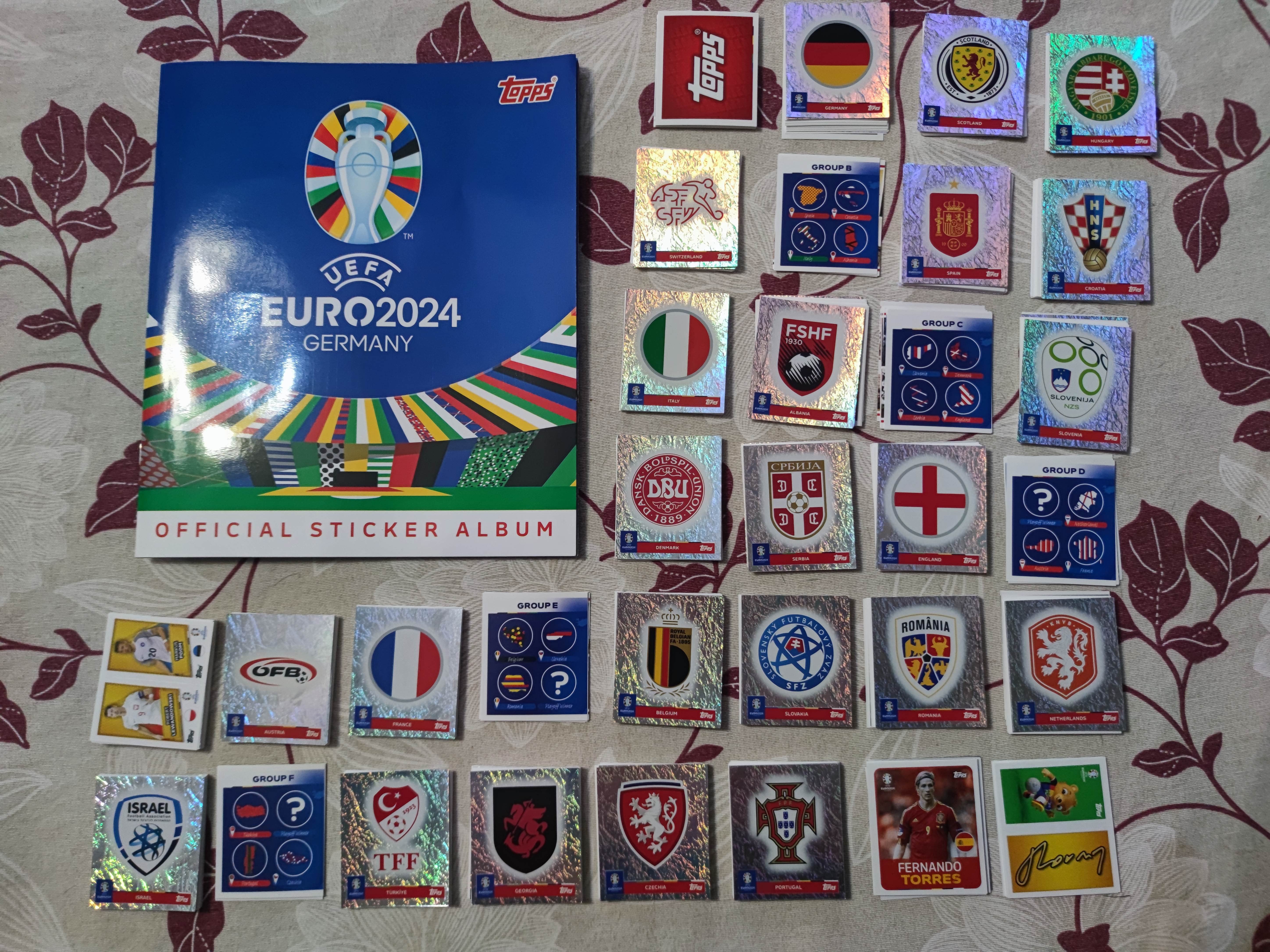 UEFA EURO GERMANY 2024 COLECCION COMPLETA CON STAR PLAYER FIRMADOS