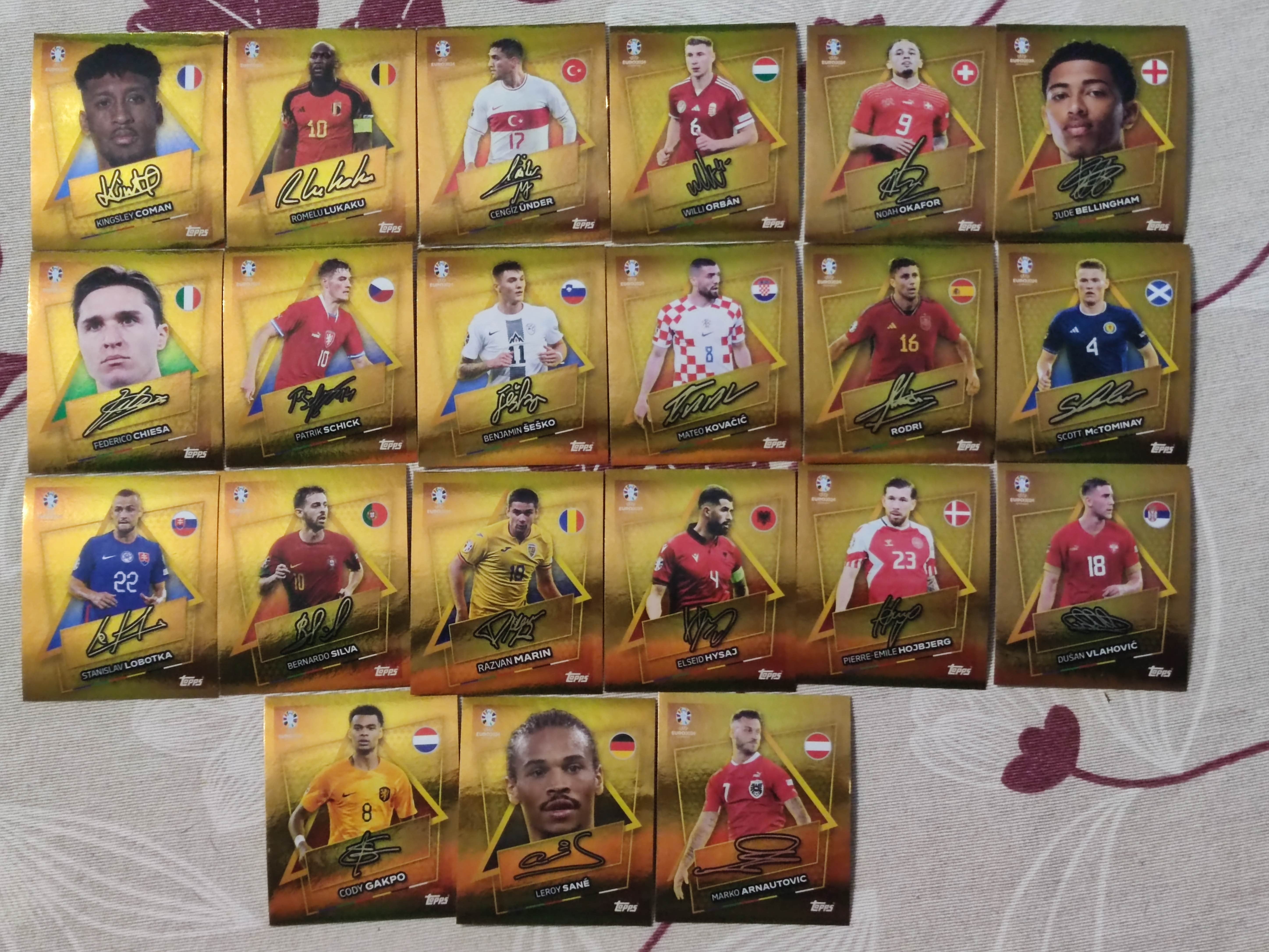 UEFA EURO GERMANY 2024 COLECCION COMPLETA CON STAR PLAYER FIRMADOS
