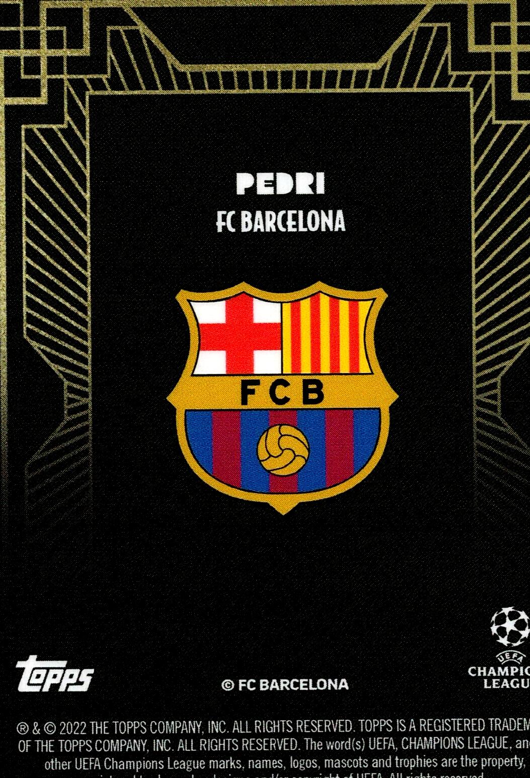 TOPPS DECO CHAMPIONS LEAGUE 2021/2022 PEDRI