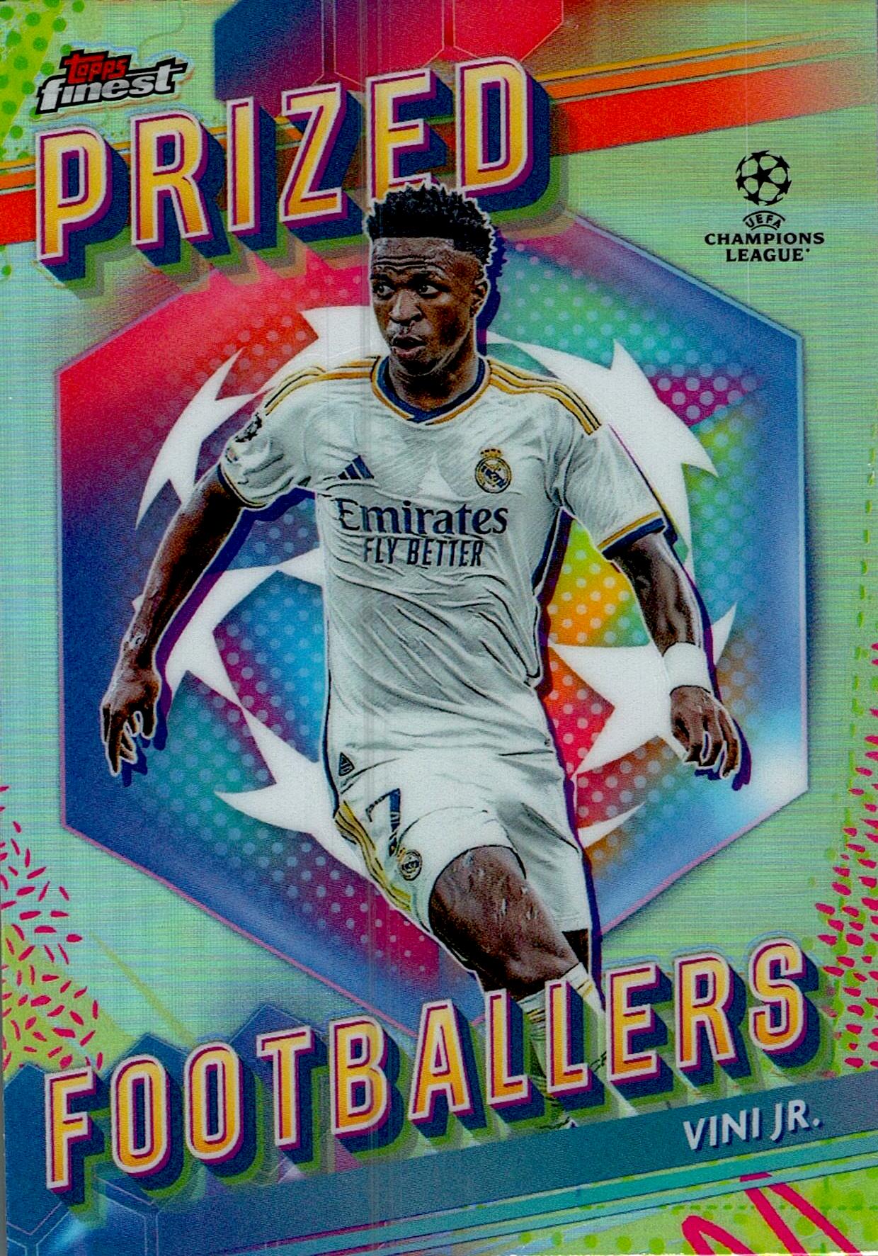 TOPPS FINEST 2023/2024 VINI JR. PRIZED FOOTBALLERS NºPF-15