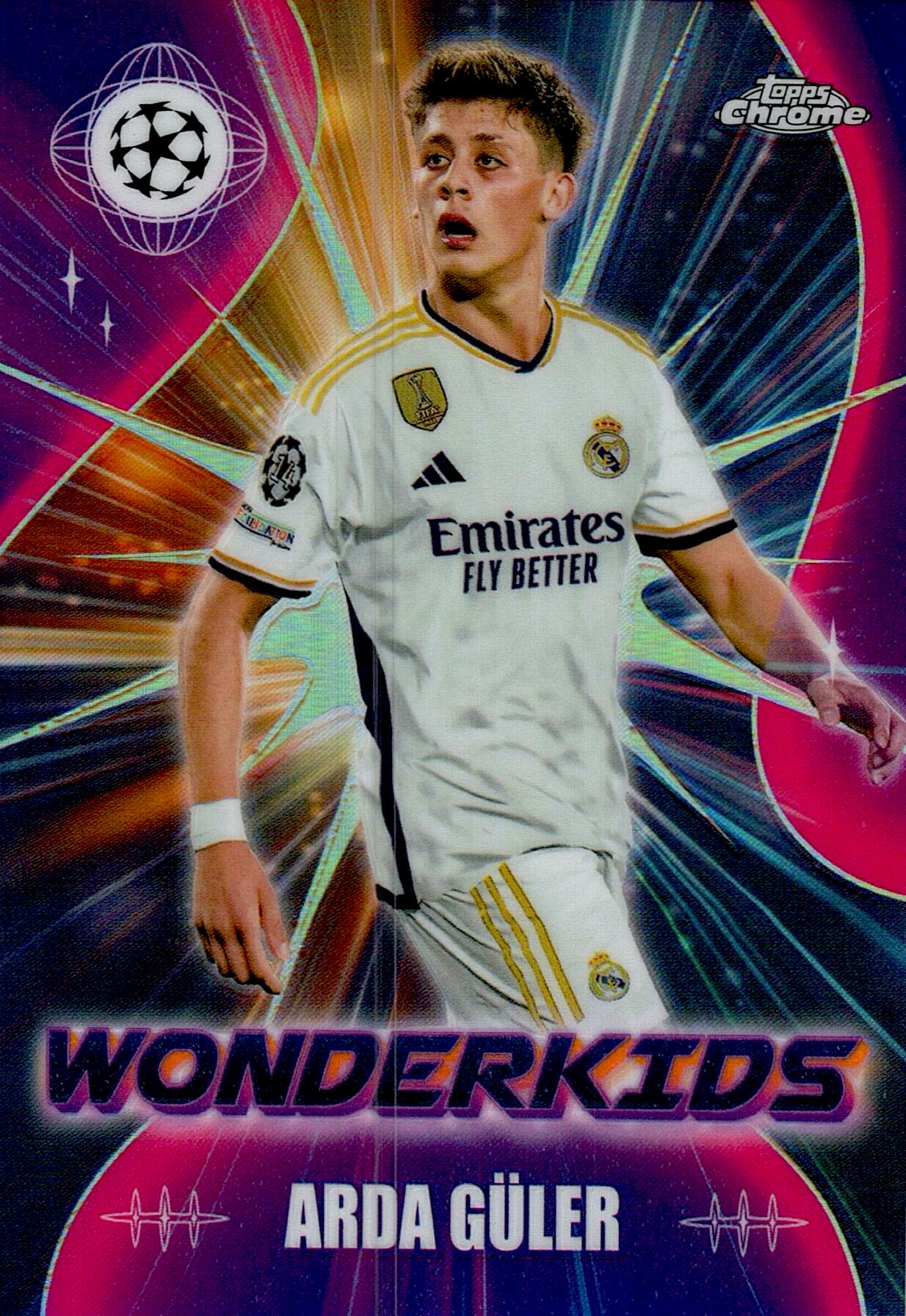 TOPPS CHROME 2023/2024 ARDA GÜLER WONDERKIDS NºWK-1