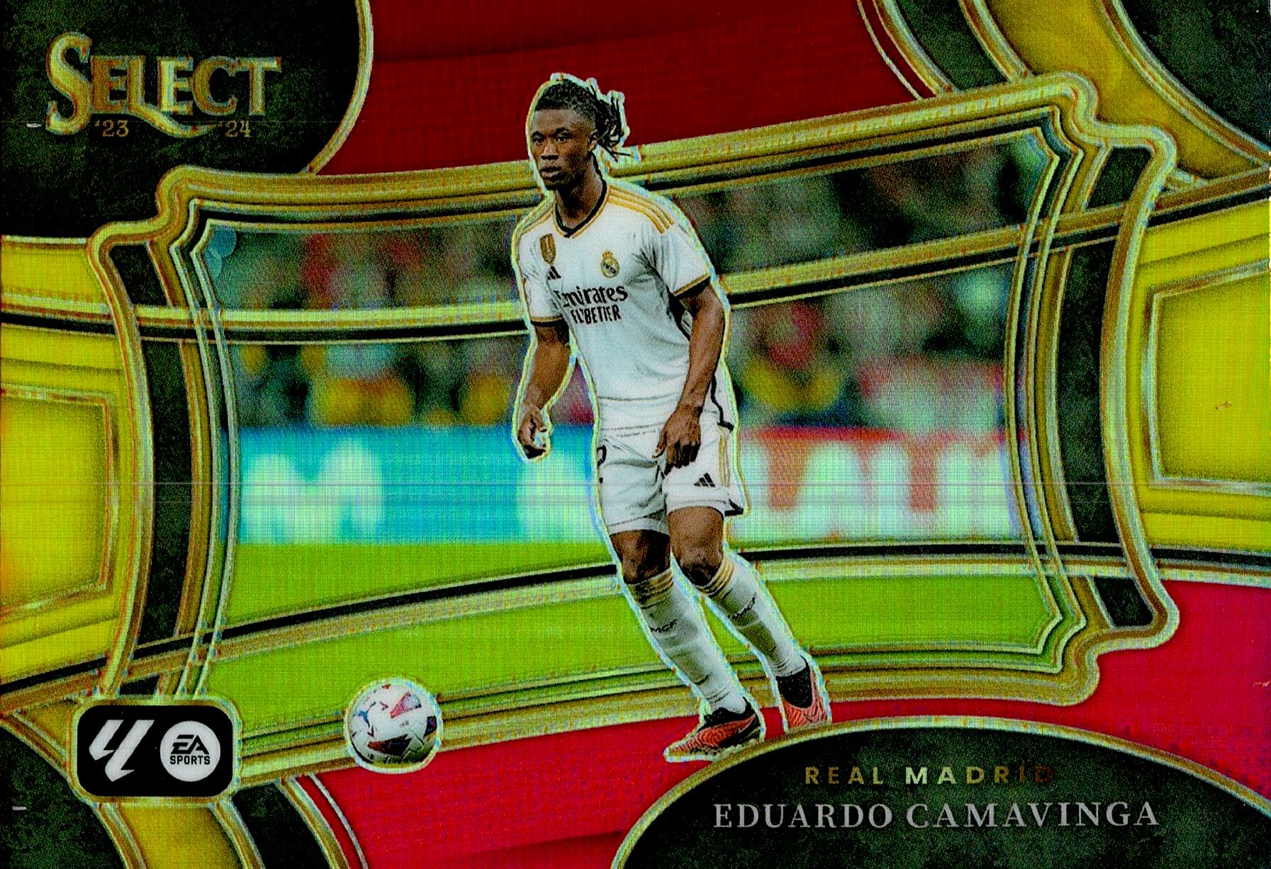 PANINI SELECT LA LIGA 2023/2024 CAMAVINGA RED AND YELLOW Nº232