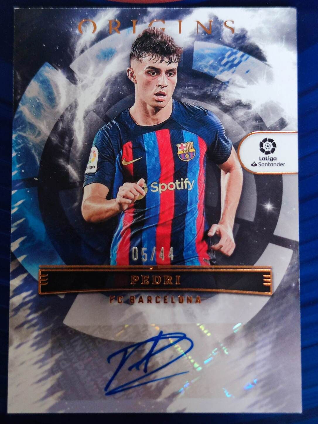 PANINI CHRONICLES LA LIGA 2022/2023 AUTO PEDRI NºOA-PRI NUMERADA /44
