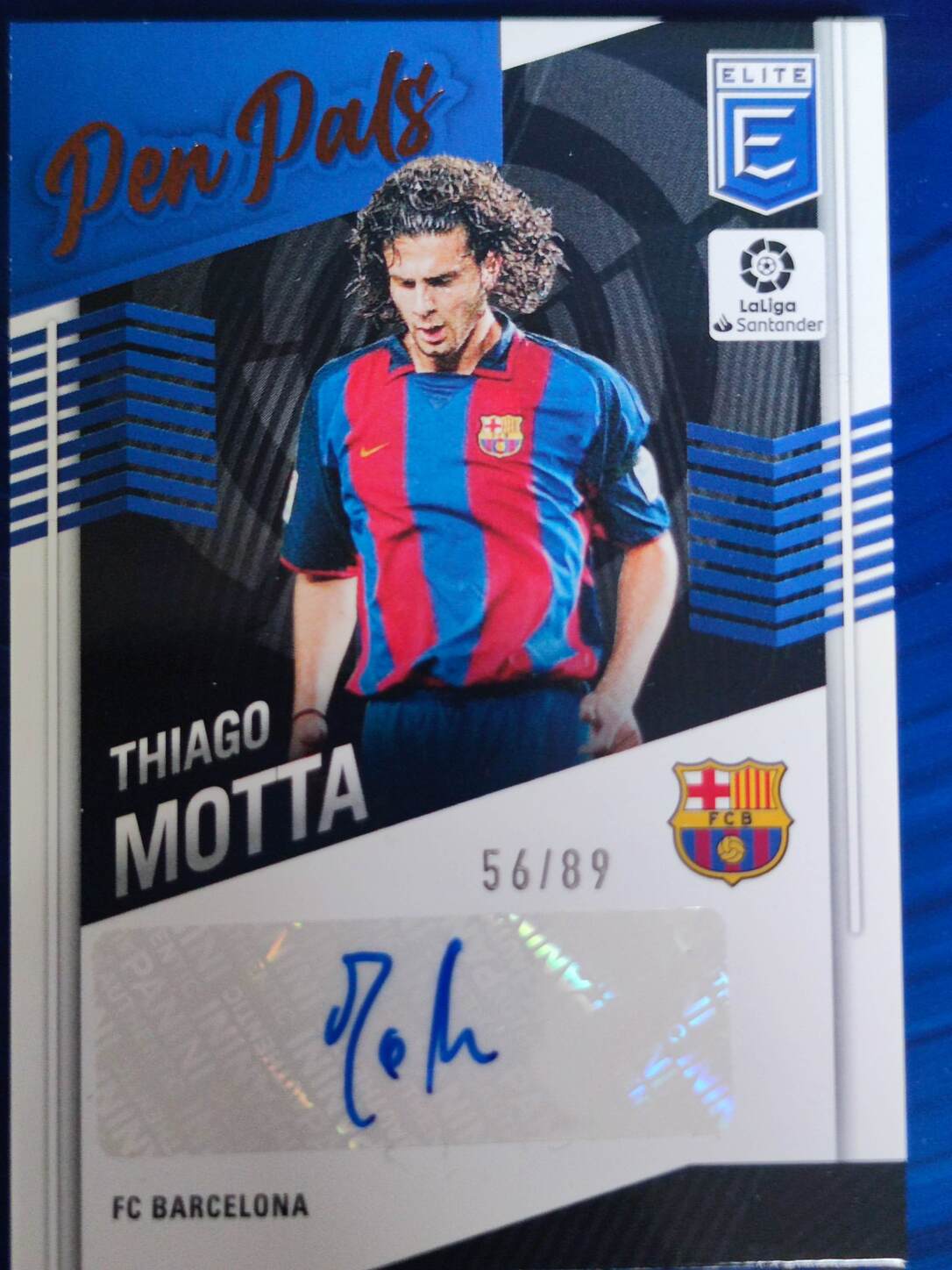 PANINI ELITE LA LIGA 2021/2022 AUTO THIAGO MOTTA NºPP-TM NUMERADA /89