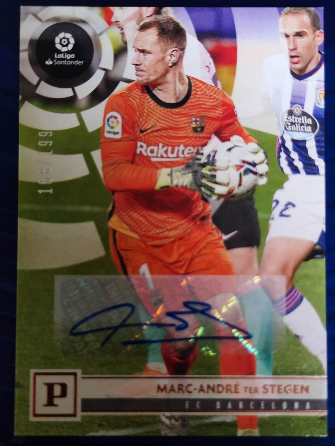 PANINI CHRONICLES LA LIGA 2020/2021 MARC-ANDRE TER STEGEN AUTO Nº8 NUMERADO /199